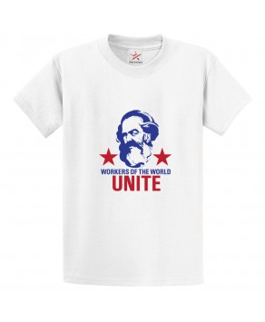 Workers Of The World Unite Classic Unisex Communism Kids and Adults T-Shirt